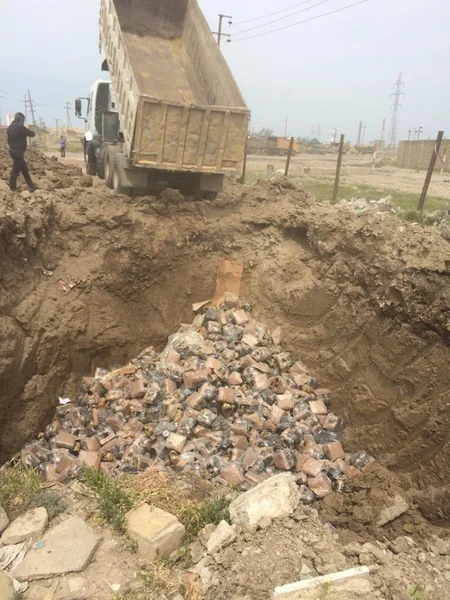 Sumqayıtda 28 tondan çox yararsız qida məhsulu məhv edilib