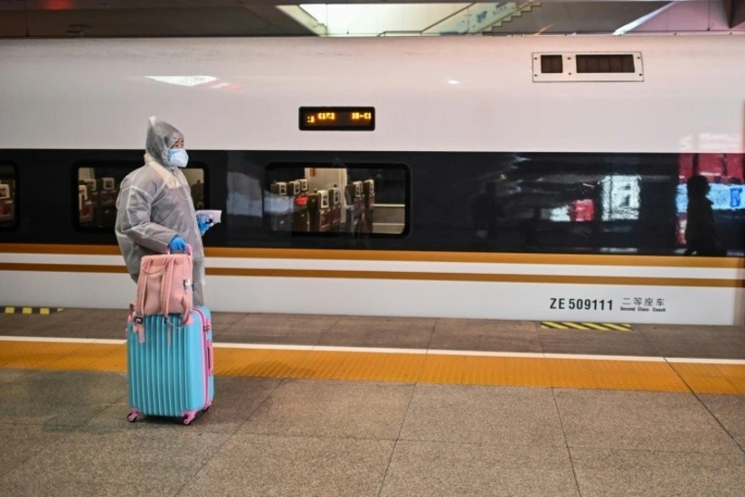 China: Passenger train derailed by landslide debris, 20 injured