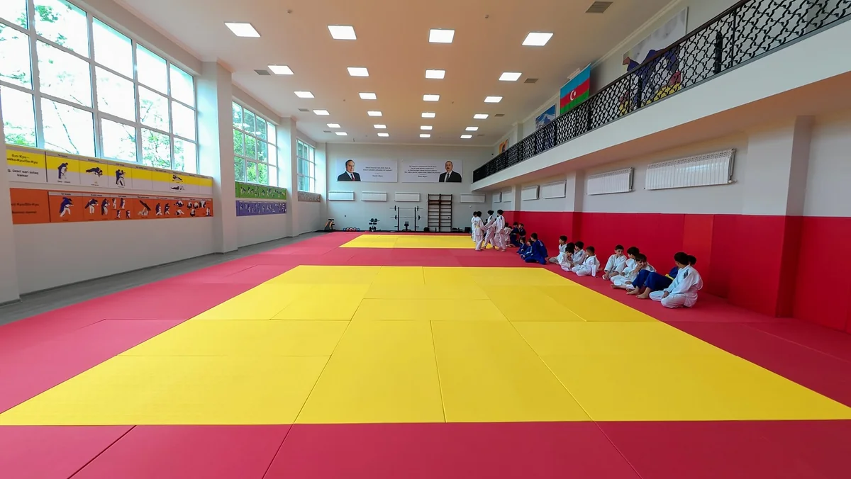 Qaxda yeni cüdo zalının açılışı olub