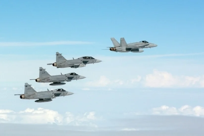 В Финляндии стартовали крупные учения ВВС с участием шведских военных