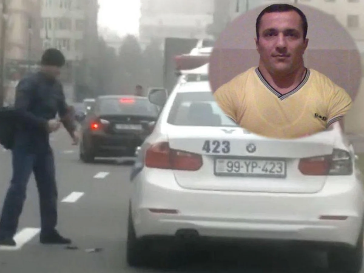 Bakıda polis maşınını çəkiclə sındıran şəxsin məhkəməsi başlayıb