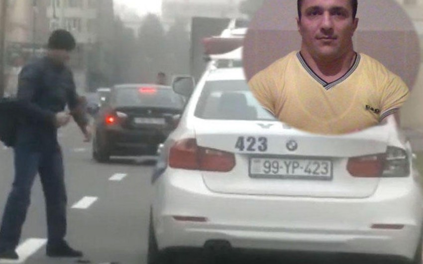 Bakıda polis maşınını çəkiclə sındıran şəxsin məhkəməsi başlayıb