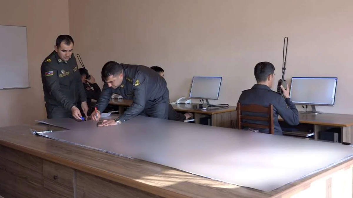 Naxçıvan Qarnizonu Qoşunlarında komanda-qərargah təlimi keçirilib - FOTO