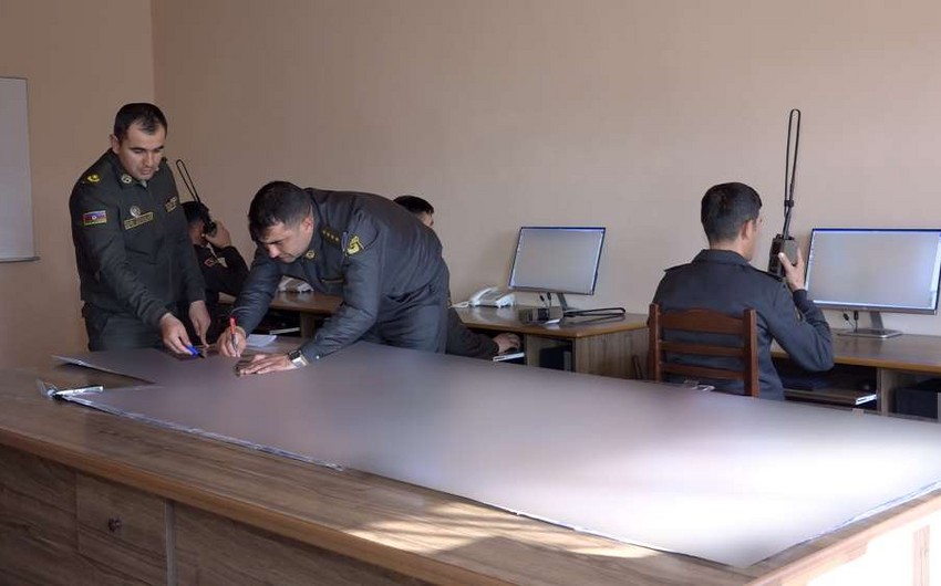 Naxçıvan Qarnizonu Qoşunlarında komanda-qərargah təlimi keçirilib - FOTO