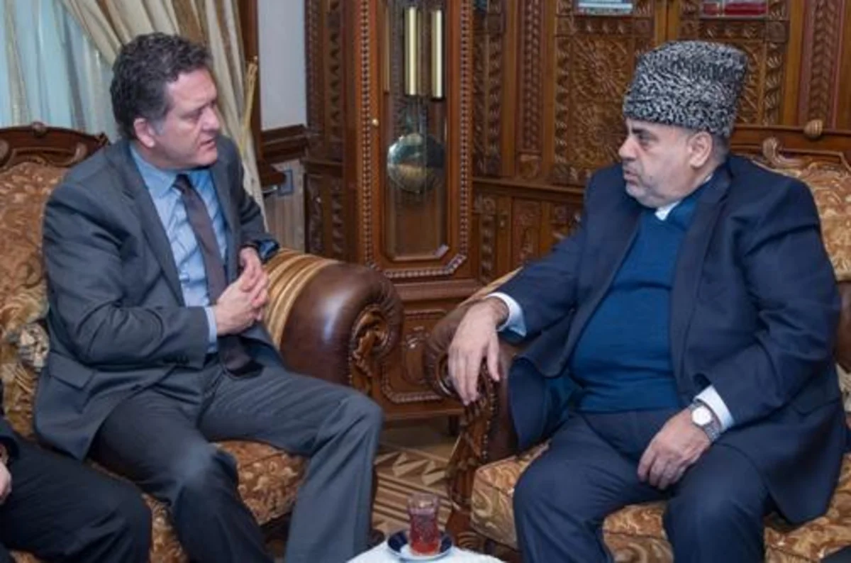 ​QMİ sədri Türkiyənin Azərbaycandakı səfirini qəbul edib