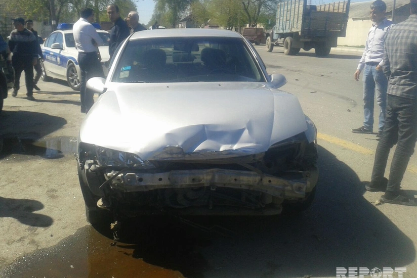 Biləsuvarda yol qəzası baş verib