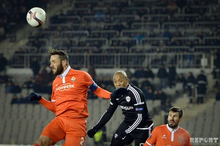 Qarabagın Fiorentina ilə başabaş mübarizəsi - FOTOREPORTAJ