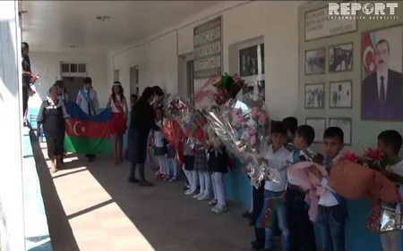 Tovuzun cəbhəyanı kəndlərində Son zəng çalınıb - FOTOREPORTAJ