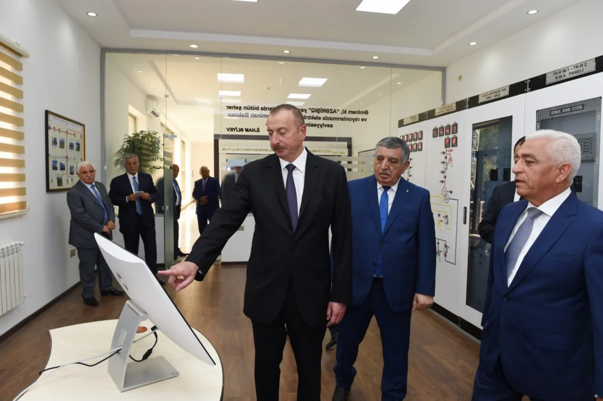 President Ilham Aliyev launched Bahmatli electrical substation in Zagatala