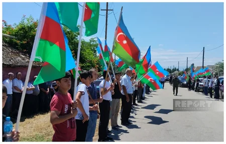  Xaçmazda Birinci Qarabağ müharibəsinin şəhidi Şahlar Ağayev dəfn edilib - YENİLƏNİB