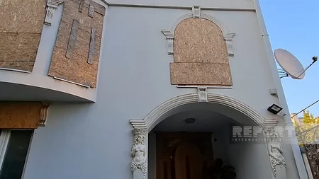 Azerbaijani sculptor creating under 'rocket rain' in Ukraine's Kharkiv - PHOTOS