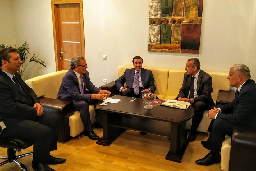 Qətərin Azərbaycandakı səfiri Mətbuat Şurasında olub