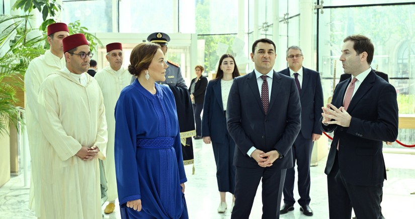 Mərakeşin xanım Şahzadəsi Beynəlxalq Muğam Mərkəzi ilə tanış olub