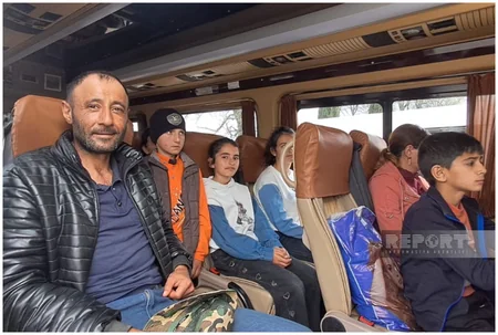 Suqovuşan kəndinə yola salınan növbəti köç karvanı çatıb, mənzillərin açarları təqdim edilib - YENİLƏNİB-2