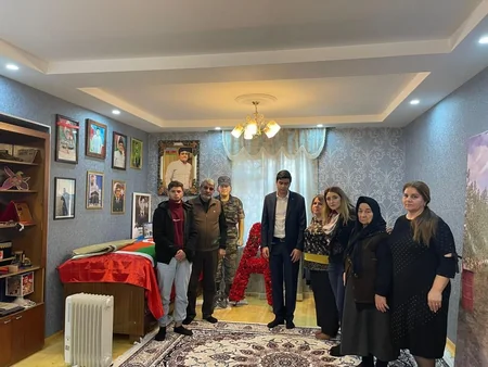 Komitə və diaspor fəalları şəhid Arəstə Baxışovanın oğlunun ad gününü təbrik edib