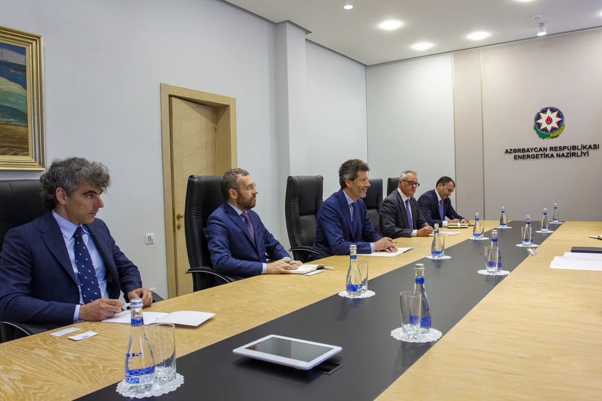 Azərbaycan İtaliya şirkəti ilə energetika sahəsində əməkdaşlığı müzakirə edib