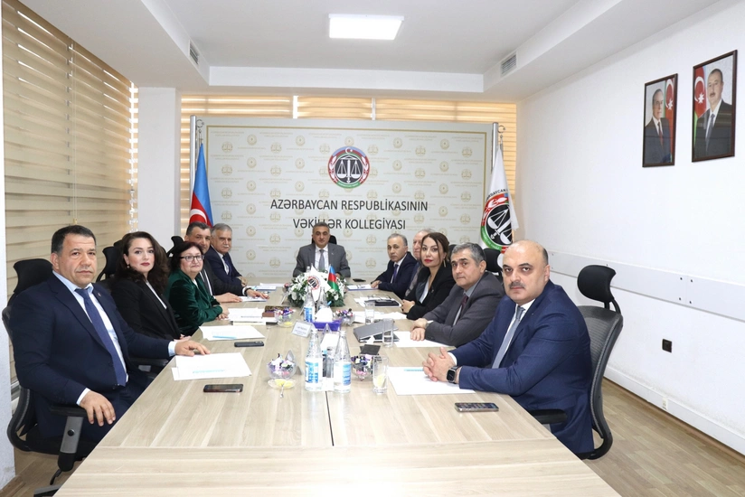 В Азербайджане состоялось очередное заседание президиума Коллегии адвокатов
