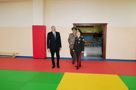 Prezident FHN-in idman-sağlamlıq klubunun açılışında iştirak edib - YENİLƏNİB