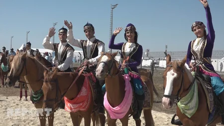 Azərbaycan süvariləri Türkiyədə Qarabağ atları ilə nümunəvi çıxışlar edib - FOTO - VİDEO