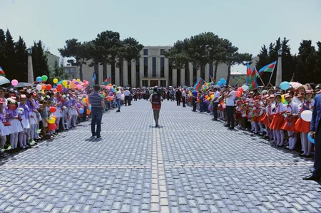 Bakı-2015: Məşəl estafeti Sumqayıtda - FOTO
