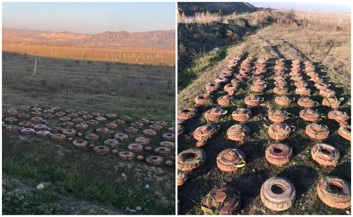 Cəbrayılın Həsənli kəndində 80 ədəd tank əleyhinə mina zərərsizləşdirilib 