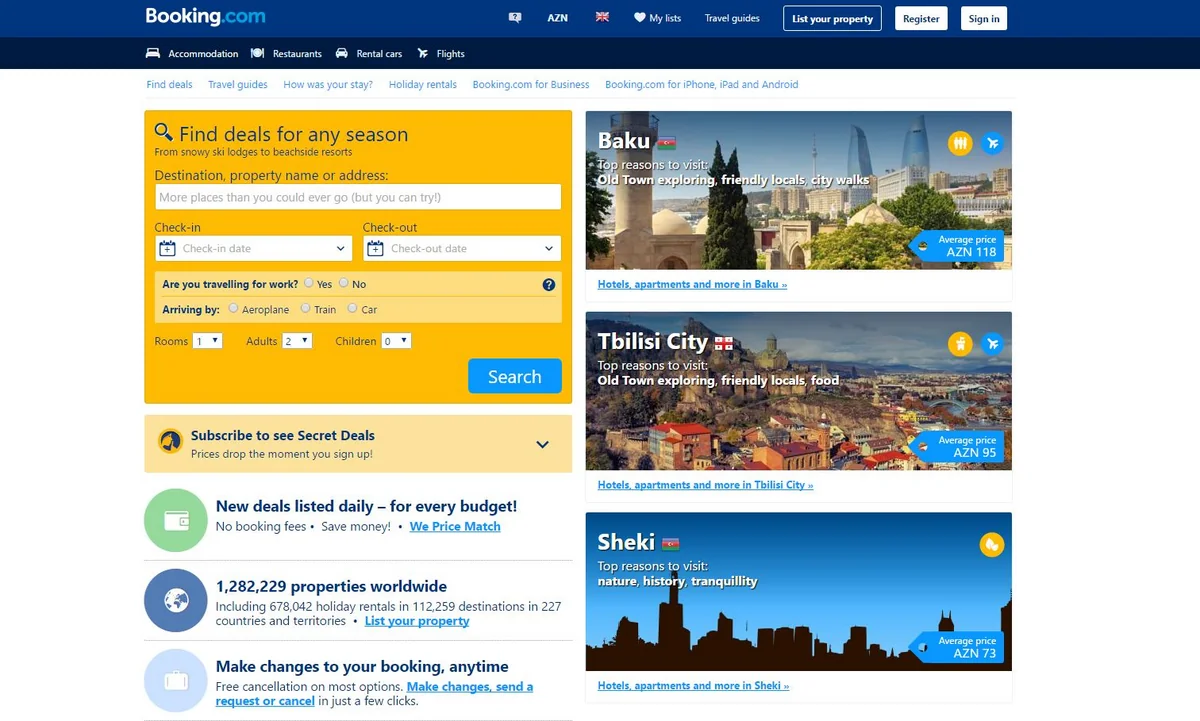МИД прокомментировал вопрос создания сайтом Booking.com возможности бронирования гостиниц на оккупированных территориях Азербайджана