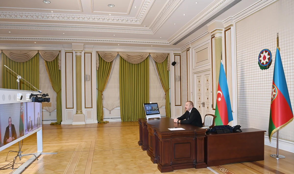 Prezident İlham Əliyev Moldova parlamentinin sədri ilə videoformatda görüşüb