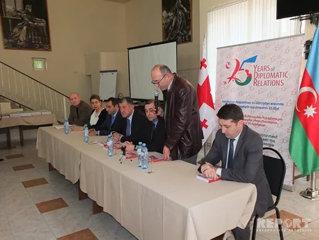 Tbilisidə azərbaycanlı alimin gürcü dilində çapdan çıxan kitabının təqdimatı keçirilib