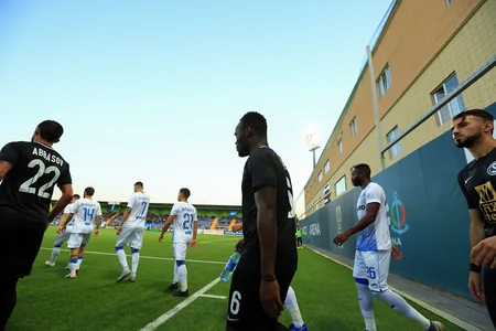 Səbail futbol komandası avrokubokda debüt edib - FOTOREPORTAJ