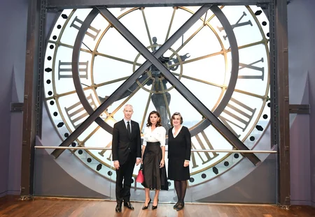 Mehriban Əliyeva Fransanın Orsey muzeyini ziyarət edib