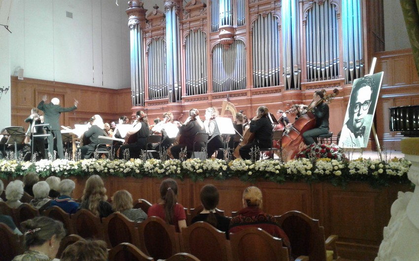 Moskvada Qara Qarayevin 100 illiyinə həsr olunmuş böyük konsert keçirilib