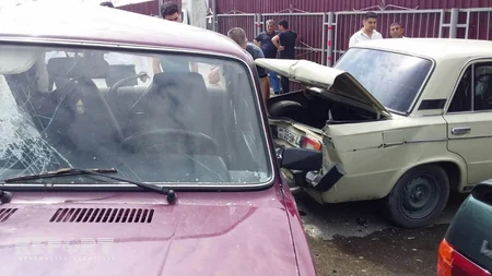 Göyçayda üç maşın toqquşub, xəsarət alanlar var - YENİLƏNİB