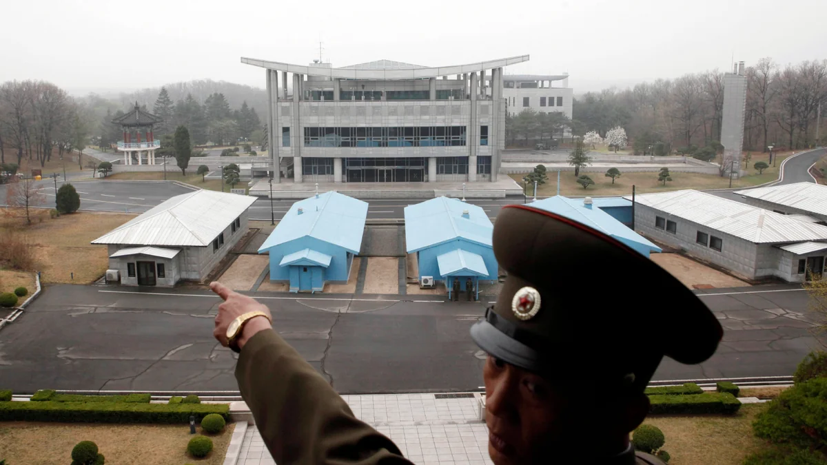 South Korean crosses armed border in rare defection to North