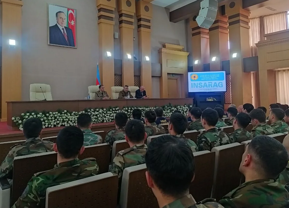 FHN-in beynəlxalq humanitar əməliyyatlarda fəaliyyəti mövzusunda tədbir keçirilib