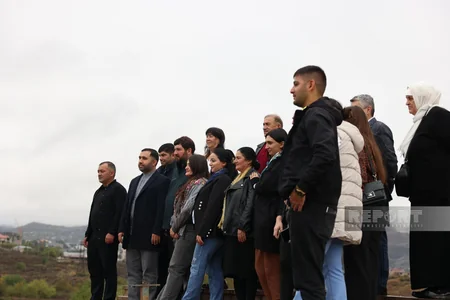 Gürcüstanlı səyyahlar Xankəndi şəhəri ilə tanış olublar