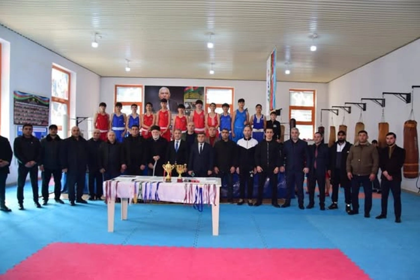 Cəlilabadda boks zalının açılışı olub