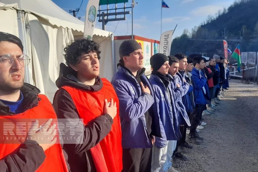 Экоакция на дороге Ханкенди-Лачын: демонстранты проявляют высокую активность и на 136-й день