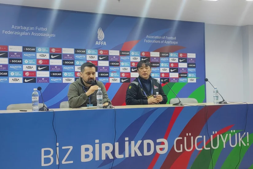 Monqolustan yığmasının baş məşqçisi: Futbolçularıma fantastik çıxış etdiklərini dedim