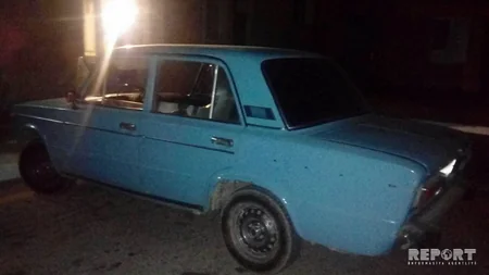 Bakıda avtomobil piyadanı vurub - FOTO