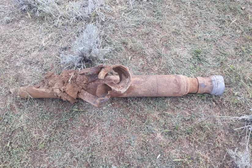Füzulidə 1 ədəd partlamış raket mərmisi aşkar olunub