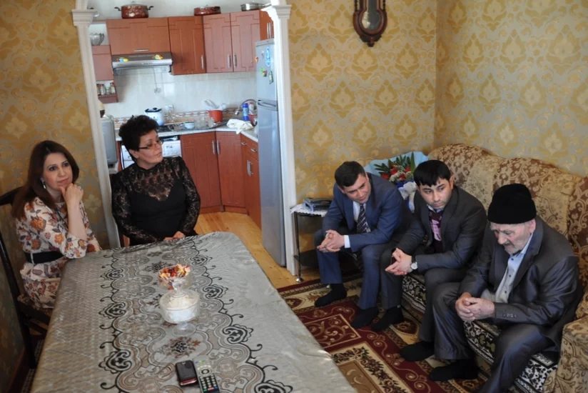 Qaradağ rayonunda yaşayan müharibə veteranları ilə görüş keçirilib