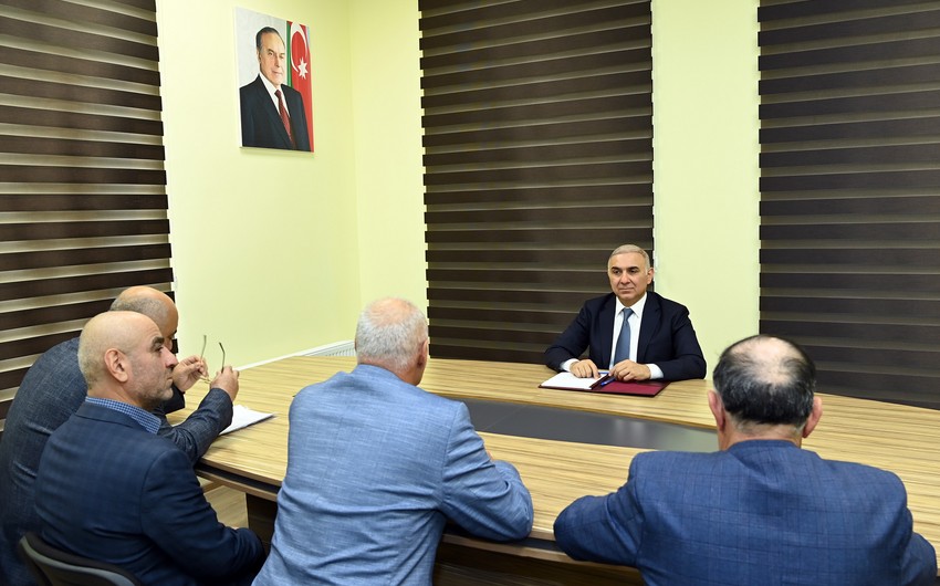 Vüqar Əhmədov Masallıda vətəndaşları qəbul edib