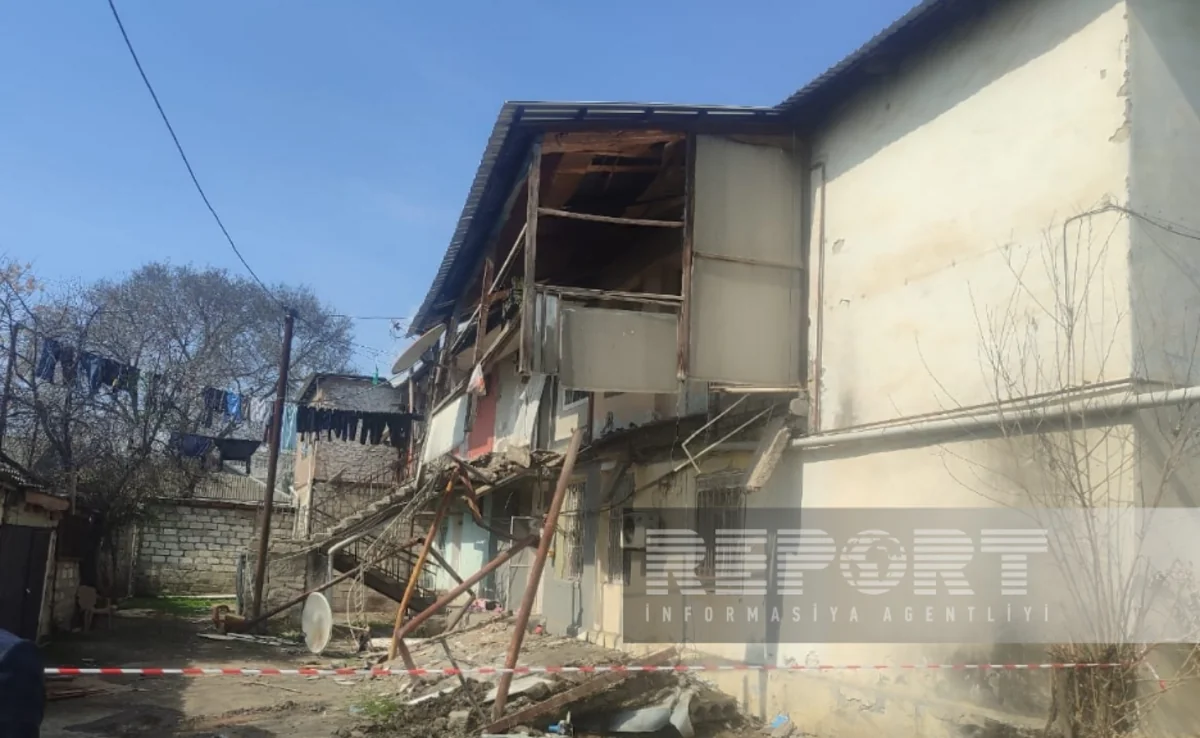 Bərdədə dağıntı altında qalan qadın xilas olunub, bina sakinləri təxliyə edilib - VİDEO - YENİLƏNİB