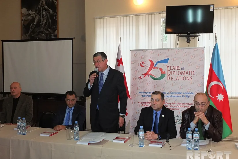 Tbilisidə azərbaycanlı alimin gürcü dilində çapdan çıxan kitabının təqdimatı keçirilib