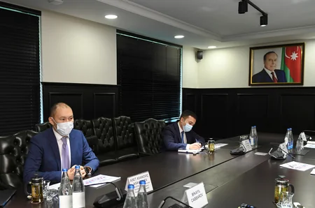 Azərbaycan TRACECA çərçivəsində əməkdaşlığın genişləndirilməsini müzakirə edib