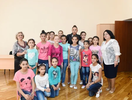 Azerbaijani first lady views newly renovated orphanage and kindergarten No.3 in Khatai