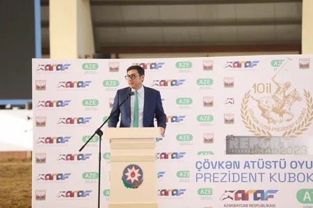 Çövkən üzrə Prezident Kubokunun açılış mərasimi keçirilib