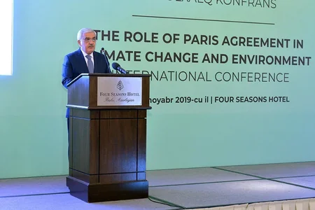 Bakıda “İqlim dəyişmələri və ətraf mühitdə Paris razılaşmasının rolu” mövzusunda beynəlxalq konfrans keçirilib