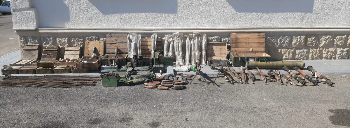 Füzuli polisi silah-sursat aşkarladı