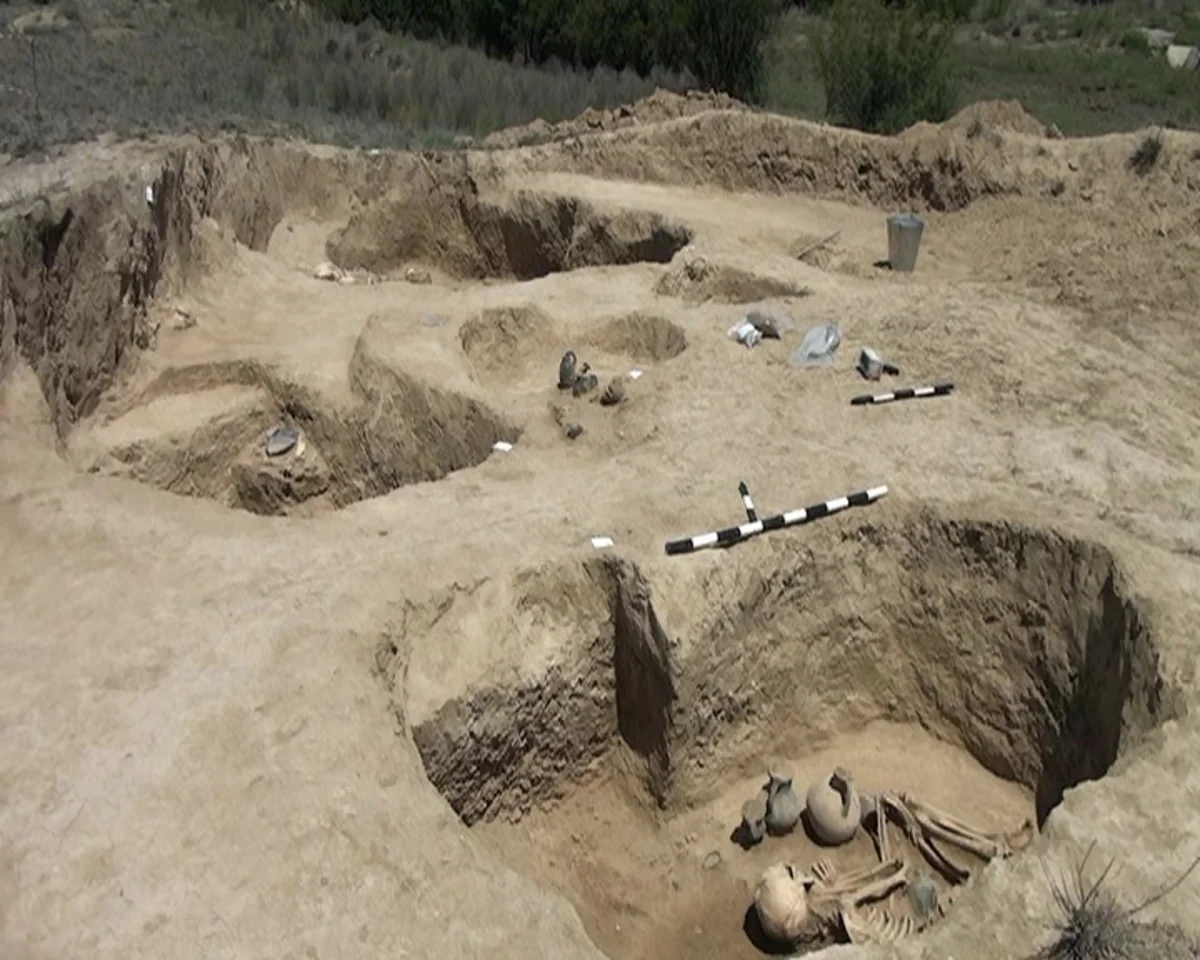 Human skeletons from 9th century BC found in Azerbaijan's Goranboy